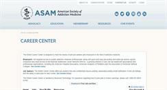 Desktop Screenshot of careers.asam.org